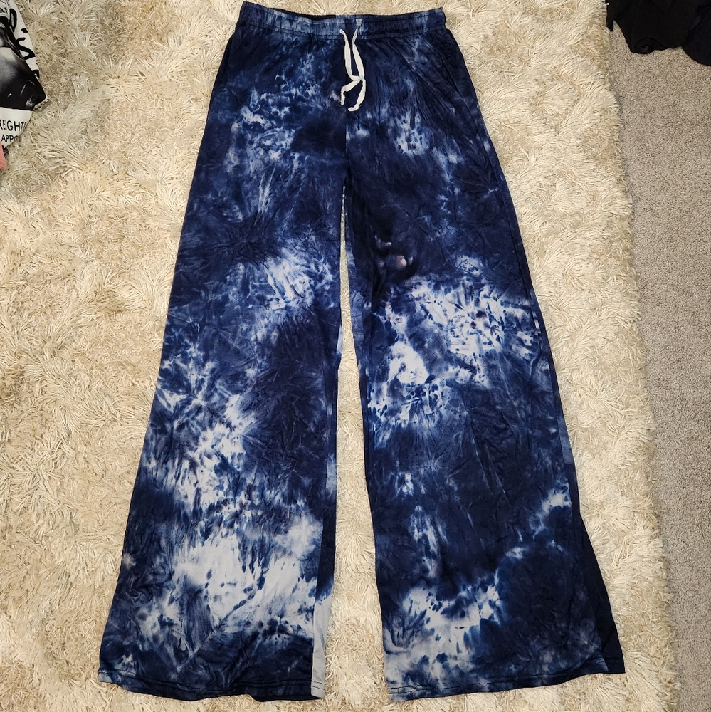 Hello Mello Tie-Dye High Waist Lounge Pants Size L/XL